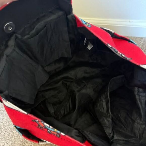 Hello Kitty Tote Bag – Red Roller Skating Design – Sanrio Shoulder Bag - Picture 7 of 10